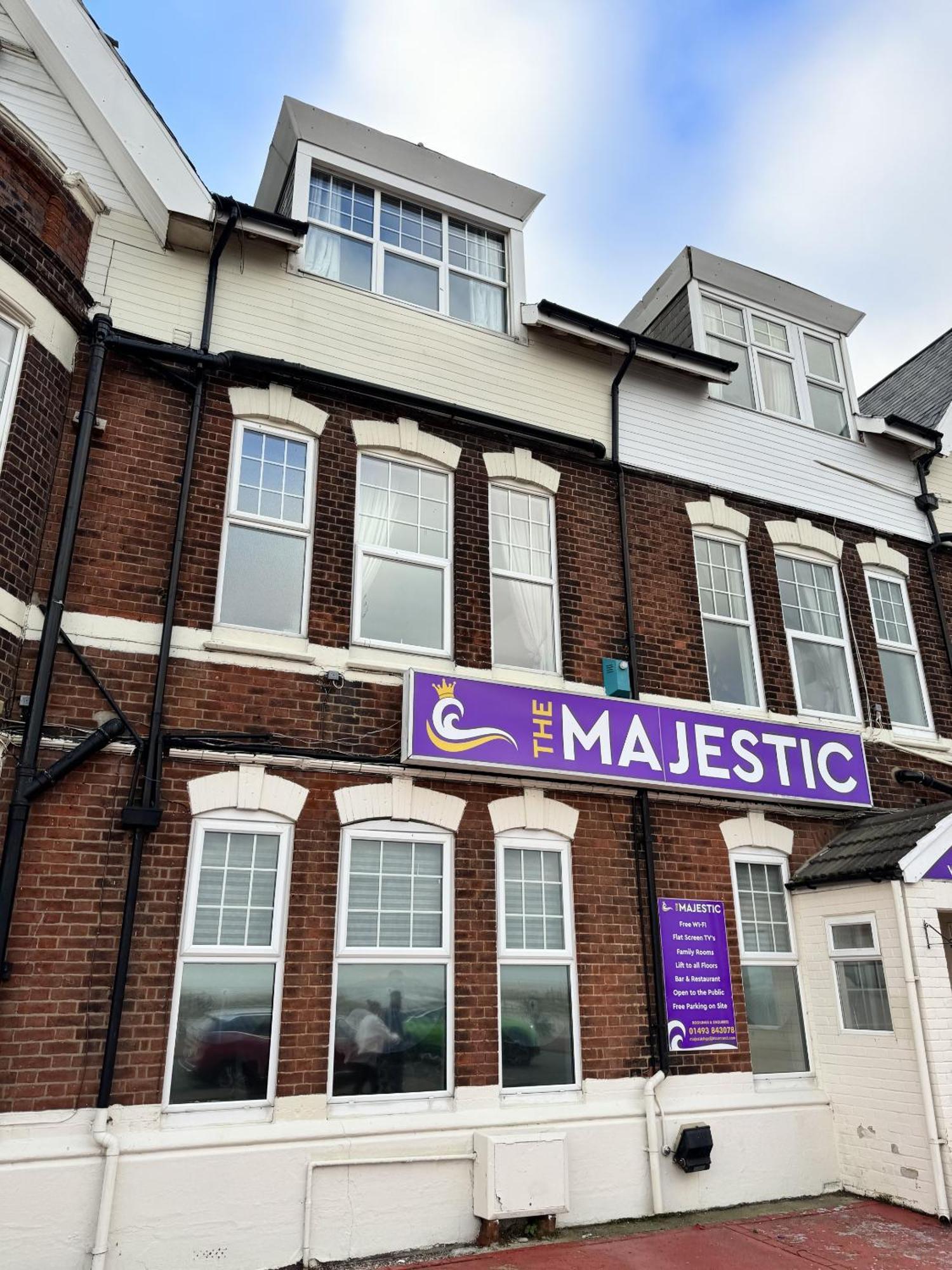 The Majestic Bed & Breakfast Great Yarmouth Exterior foto